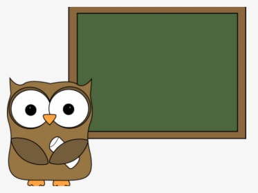 Owl Chalkboard Clipart, HD Png Download, Free Download