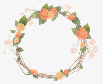 Floral Frame Png, Transparent Png, Free Download