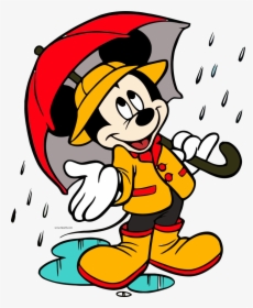 Big Mickey Mouse Cover Rain Weather Clipart Png - Related To Best Friend, Transparent Png, Free Download