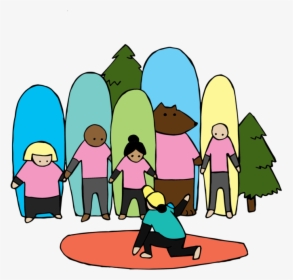 Learn To Surf Cartoon, HD Png Download, Free Download