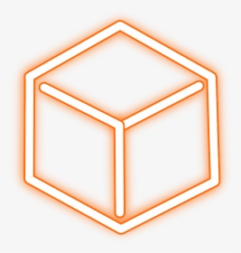Transparent Orange Glow Png - Neon Cube Icon, Png Download, Free Download