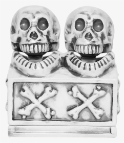 Booze Dual Skull Incense Chamber"  Title="booze Dual - Skull, HD Png Download, Free Download