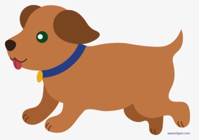 Puppy Brown Clip Art - Transparent Dog Clipart, HD Png Download, Free Download