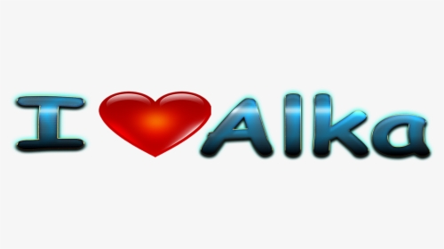 Alka Love Name Heart Design Png - Alka Name Wallpaper Do, Transparent Png, Free Download