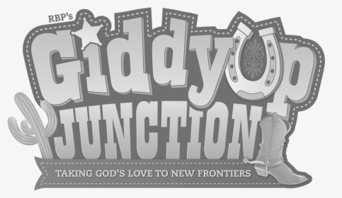 Giddy Up Junction Vbs Black And White, HD Png Download, Free Download
