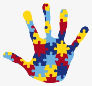 Autism Handprint , Png Download - Autism Spectrum Disorder Puzzle, Transparent Png, Free Download