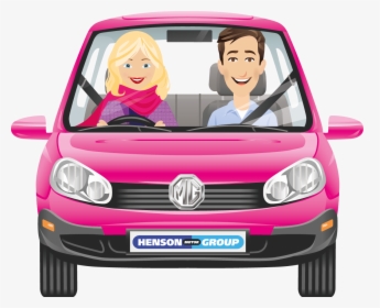 Bad Credit Car Finance - Couple Cartoon Road Trip, HD Png Download, Free Download