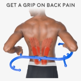 Body Back Buddy Blue Trigger Point Self-massager With - Back Muscles Massage Self, HD Png Download, Free Download