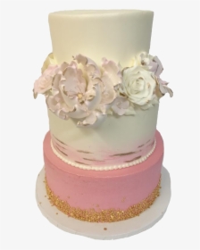 Pink Gold Wedding - Wedding Cake, HD Png Download, Free Download