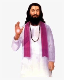 Transparent Guru Ravidas Jayanti Guru Beard Facial - Guru Ravidass Ji Birthday, HD Png Download, Free Download