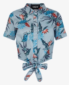 Birds Of Paradise Tie Blouse - Pajamas, HD Png Download, Free Download