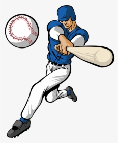 Hitting A Baseball Clipart Amp Hitting A Baseball Clip - Baseball Clipart, HD Png Download, Free Download