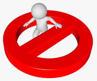 Executives Lack Commitment To Customer Satisfaction - Man With A Stop Sign Png, Transparent Png, Free Download