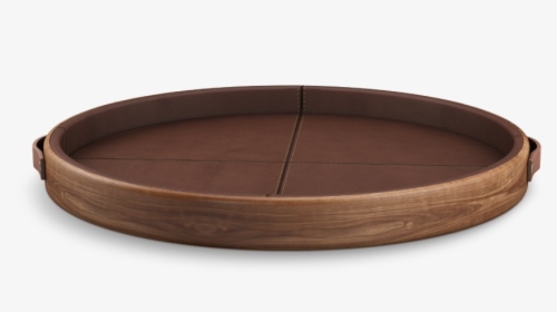 Maxwell Walnut Tray With Leather Details - Transparent Wooden Tray Png, Png Download, Free Download