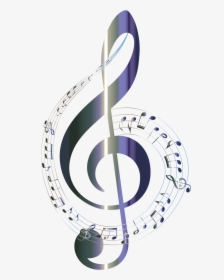 Musical Note Clef Clip Art - Transparent Background Music Note Png, Png Download, Free Download