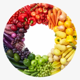 Rainbow - Vegetable And Fruit Rainbow, HD Png Download, Free Download