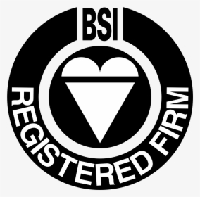 Bsi Logo Png Transparent - Bsi Registered Firm Logo, Png Download, Free Download