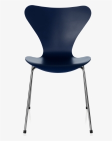 Serie 7 Chair Arne Jacobsen Ai Blue Lacquered - Fritz Hansen Series 7 Chairs, HD Png Download, Free Download