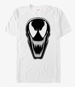 White Venom T Shirt Venom Shirt Marvel Hd Png Download Kindpng - venom roblox shirt