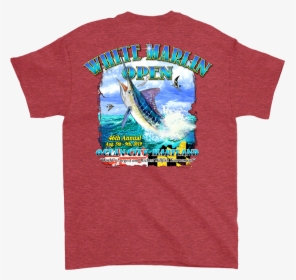 Red White Marlin T-shirt - White Marlin Open 2019 Shirts, HD Png Download, Free Download