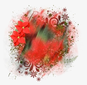 Christmas Background Element 800 X 800 Png Transparent - Floral Design, Png Download, Free Download