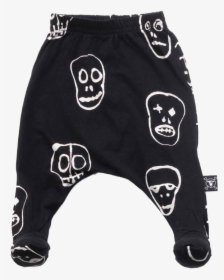 Nununu Skull Mask Footed Baggys - Skull, HD Png Download, Free Download