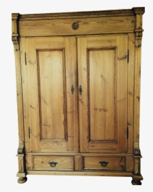 Wood Pine Closet Png - Antique Armoires, Transparent Png, Free Download