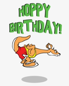 Kangaroo Happy Birthday - Happy Birthday Clip Art, HD Png Download, Free Download