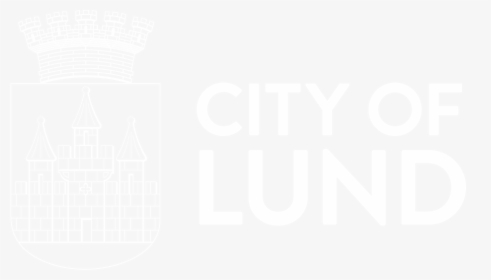7637 City Of Lund Logo Horisontellt Neg Vit, HD Png Download, Free Download