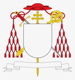 01 Coa Cardinal Prince-archbishop - Cardinal Coat Of Arms Template, HD Png Download, Free Download