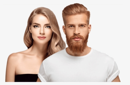 Male And Female Hair Model, HD Png Download - kindpng