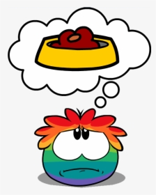 Hungry Rp - Black Club Penguin Puffles, HD Png Download, Free Download