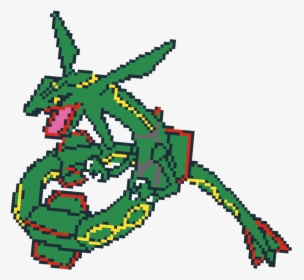 Rayquaza 8 Bit Png , Png Download - Mewtwo Pixel Art, Transparent Png, Free Download