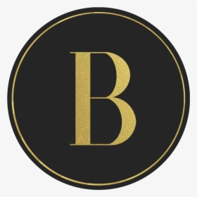 Black Circle Banner With Gold Letter B - Green Mountain Coffee Roasters, HD Png Download, Free Download