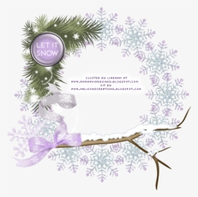 Snow Winter Cluster Frames, HD Png Download, Free Download