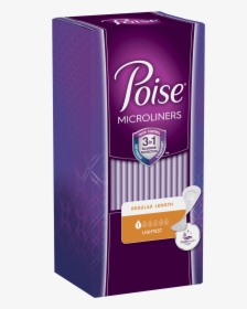 Thin Poise Microliners - Poise Panty Liners Long, HD Png Download, Free Download