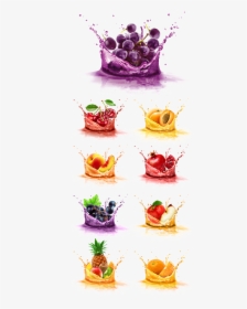 Transparent Clipart Image Fruit Floating In Water Png - Floating Fruit Png, Png Download, Free Download
