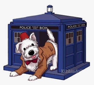 #policebox #police #dog #doghouse #cute #dogwearingclothes - Cartoon, HD Png Download, Free Download