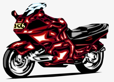 Vector Illustration Of Motorcycle Or Motorbike Motor - Motorcycle, HD Png Download, Free Download