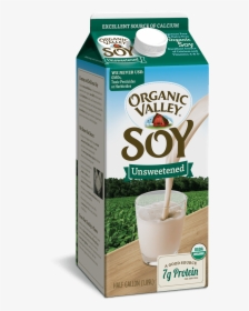 Soy Milk Png - Soy Milk Organic Unsweetened, Transparent Png, Free Download