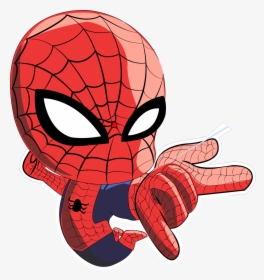 Spiderman Chibi, HD Png Download - kindpng