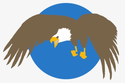 Blue, Circle, Eagle, Background, Wings, Bald, Feathers - Eagle Png Circle, Transparent Png, Free Download