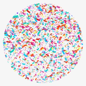 Transparent Confetti Transparent Background Png - Confetti Circle Png, Png Download, Free Download