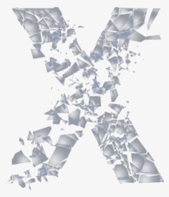 Broken Glass X Logo, HD Png Download, Free Download