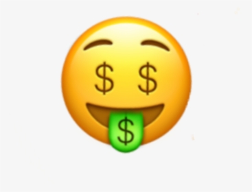 Money Face Emoji Png, Transparent Png, Free Download