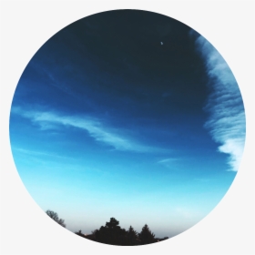Sky Background~@alissabeanz Icon Background Iconbackgro - Circle Icon Background Blue, HD Png Download, Free Download