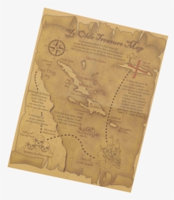 Pirate"s Treasure Map - Pirate Treasure Map, HD Png Download, Free Download