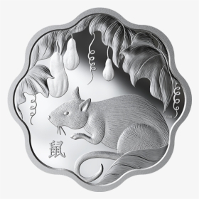 Canada 2020 Lunar Lotus Rat Proof Silver Coin 26.7, HD Png Download, Free Download