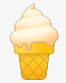 Soft Ice Cream Icon - Ice Cream Food Emoji, HD Png Download, Free Download