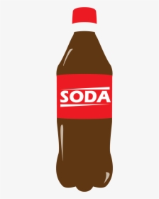 Soda Soft Drink Clipart At Free For Personal Use Transparent - Soda Pop Bottle Clipart, HD Png Download, Free Download